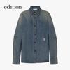 Женская джинсовая куртка с вышивкой в стиле Гао Юаньюань