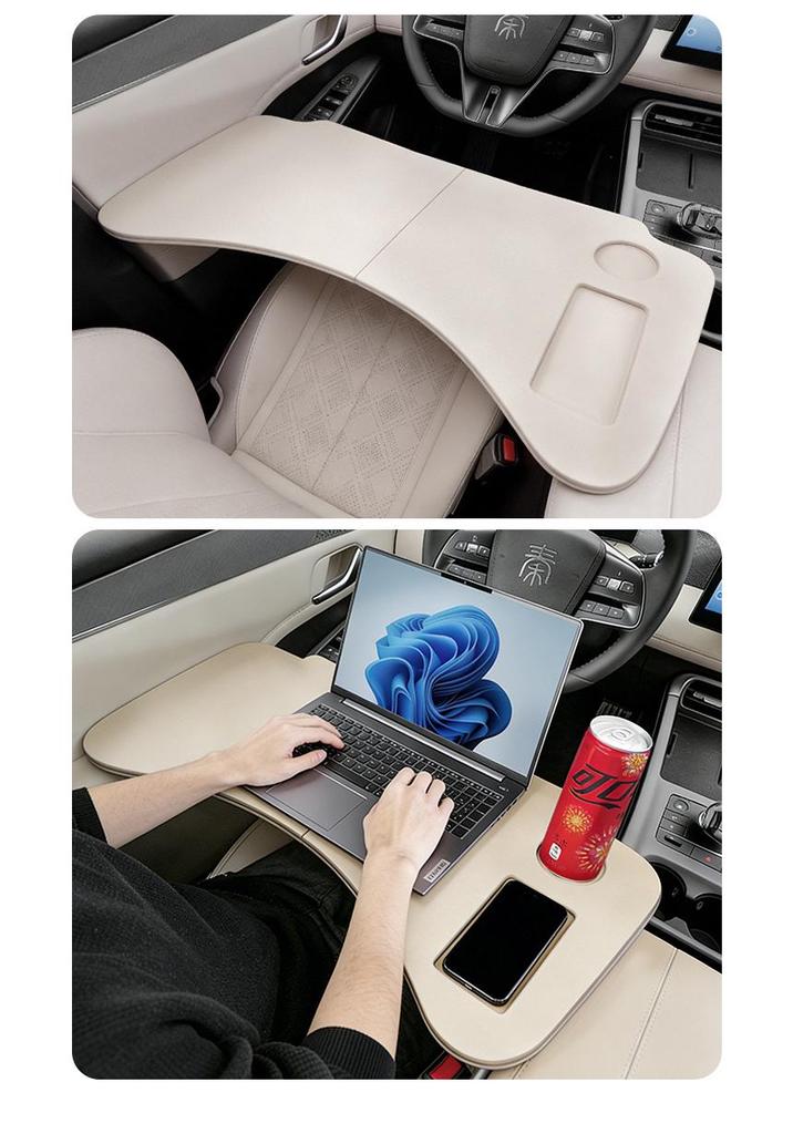 Складной стол для автомобиля BYD Qin PLUS DMi: Портативный компьютерный стол, стол для офиса или учебы