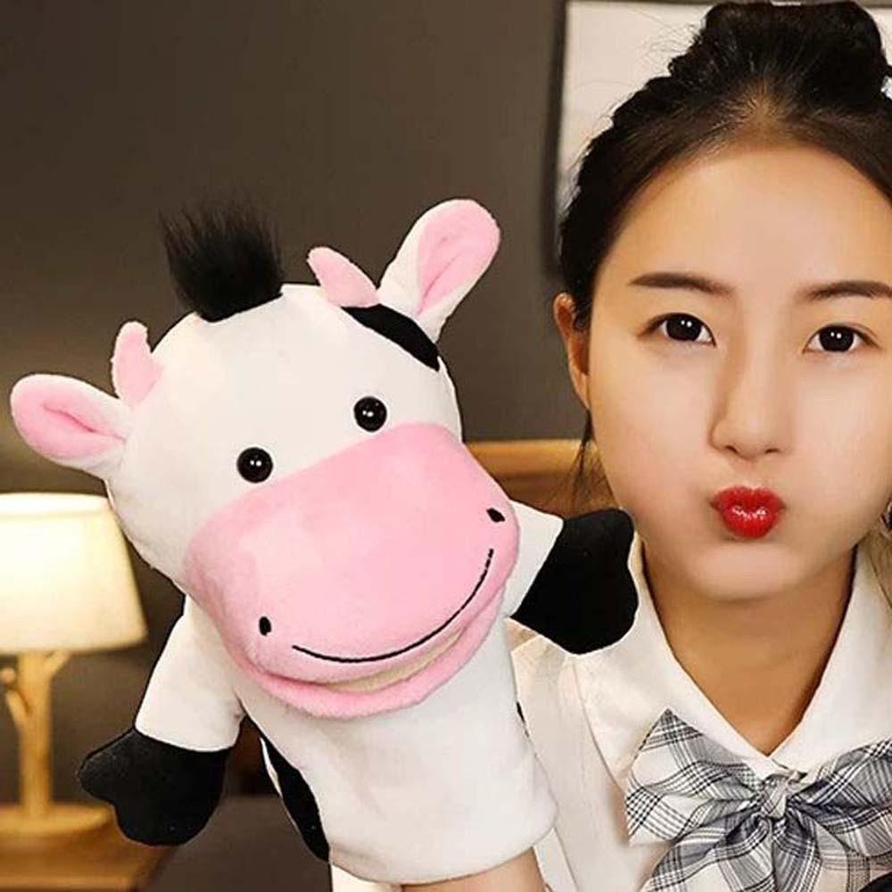 Stuffed Animal Hand Puppet Interactive Hand Finger Puppets Appease Dolls  Parent-child