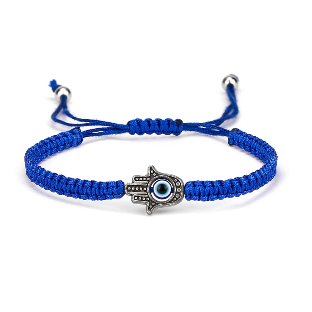 Lucky Blue Evil Eye Charms Bracelet Handmade Black Red String Thread Rope Couple Bracelet 2020 Lucky Jewelry For Women Men Gifts