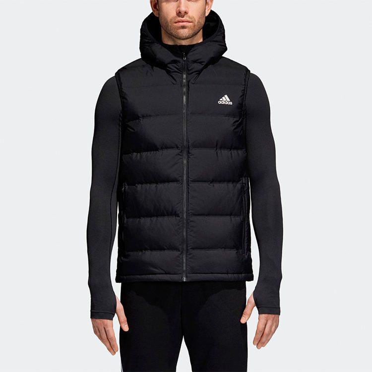 adidas Мужской пуховый жилет Helionic Черный BQ2006