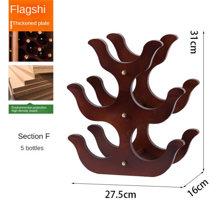 Деревянная винная стойка Держатели для вина Кухонная сборная стойка Органайзер Барный шкаф для хранения Винный шкаф Стойка для бутылок вина