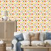 Summer wallpaper white, cream and gold for living room and bedroom 50x1000