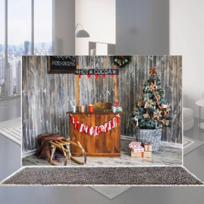 Creative Children's Photography Background Cloth Christmas Theme Studio Props