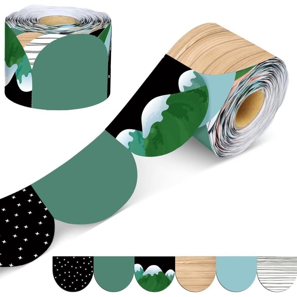 Self-Adhesive Bulletin Board Trim Poster Border Stickers for Classroom Decorations