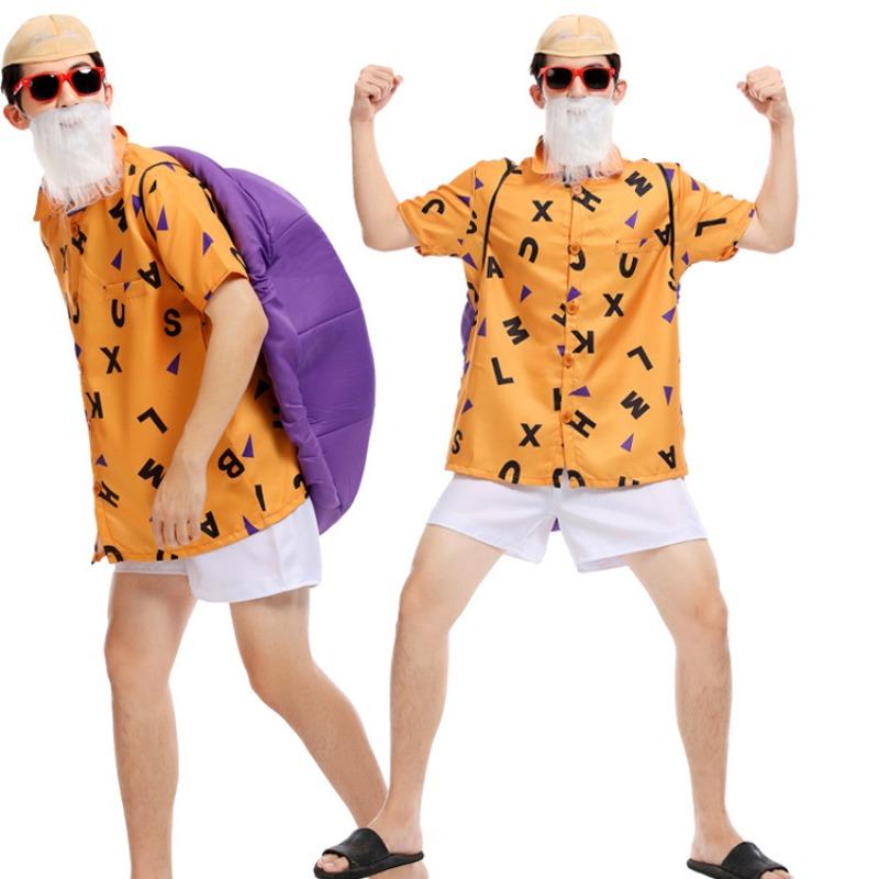 Костюм на Хэллоуин анимированный Драгон Болл Гоку Черепаха Бессмертный Бик, косплей сценический костюм