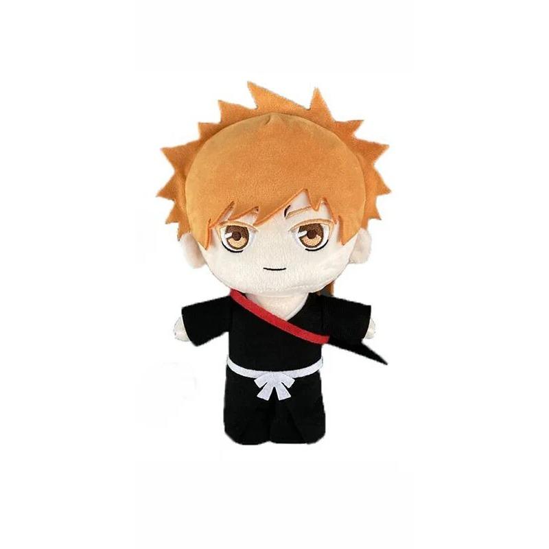 Anime BLEACH Kuchiki Byakuya Kurosaki Ichigo Cosplay Plush Doll Toy 20cm Cute Soft Stuffed Pillow Kids Gift