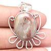 Pendant Designer Jasper Gemstone Handmade Mother's Day Silver Jewelry 1.75"