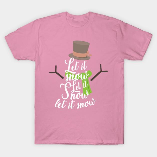 Футболка женская Let It Snow Harajuku Print Kawaii футболка летняя с коротким рукавом женская футболка топ футболка