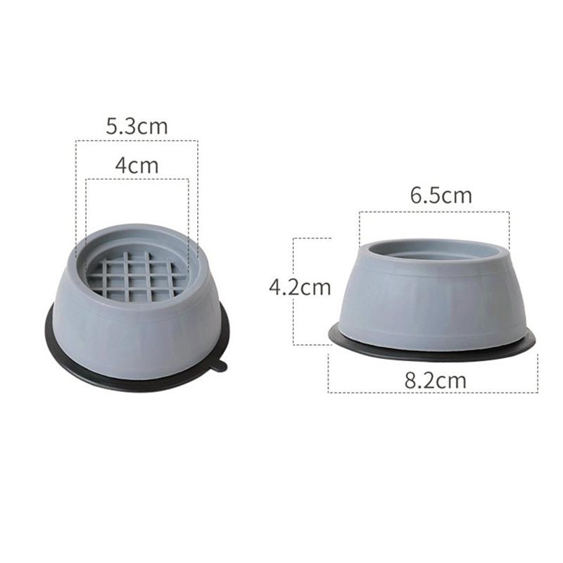 Kali, 4 шт., опорные подушечки для стиральных машин, антивибрационные стопоры для ног, подушечки для ног