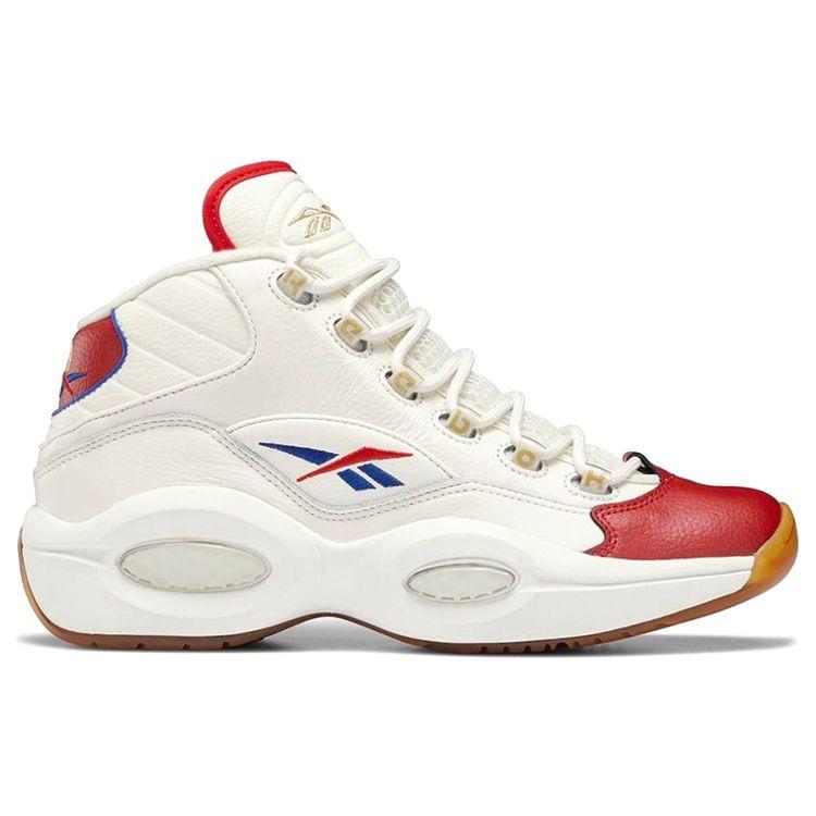 Reebok Кроссовки Question Mid Unisex Chalk Vector Red Vector Blue GZ7099