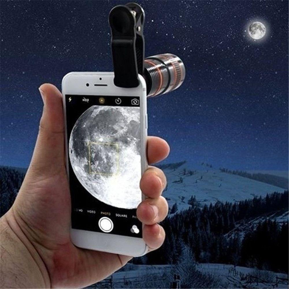 Universal 3 in 1 Zoom Phone Lens Fish Eye Camera Lens Kit Wide Angle Macro