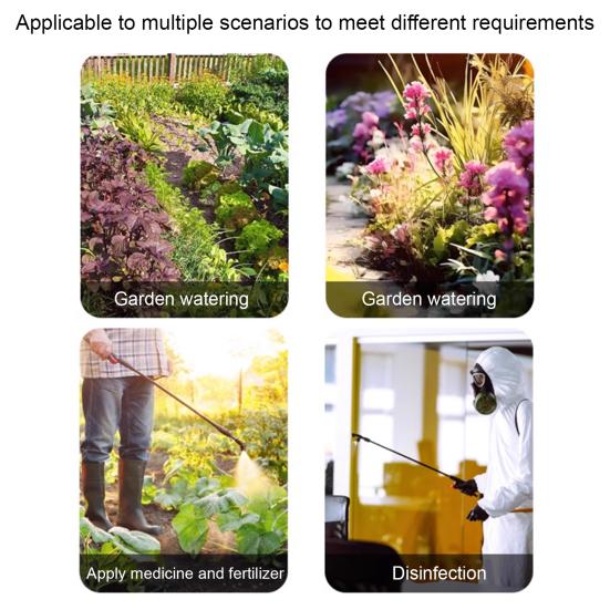 1.3 Gallon/2.1 Gallon Electric Sprayer Built-in 18650mAh Rechargeable Battery Sprayer Garden Sprayer with Telescopic Spray Wand for Plant Watering