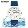 SANDA New Student Watch Fashion Unisex Watch TPU Strap Date Luminous Waterproof Wristwatch Casual Sports Ladies Watch