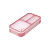 CB JAPAN Foodman Bento Box, Slim, Stand-Up Bento Box, 400ml, Cherry Pink, Leak-Resistant, Double Sealing, Secure with 4-Point Lock, CB JAPAN DSK