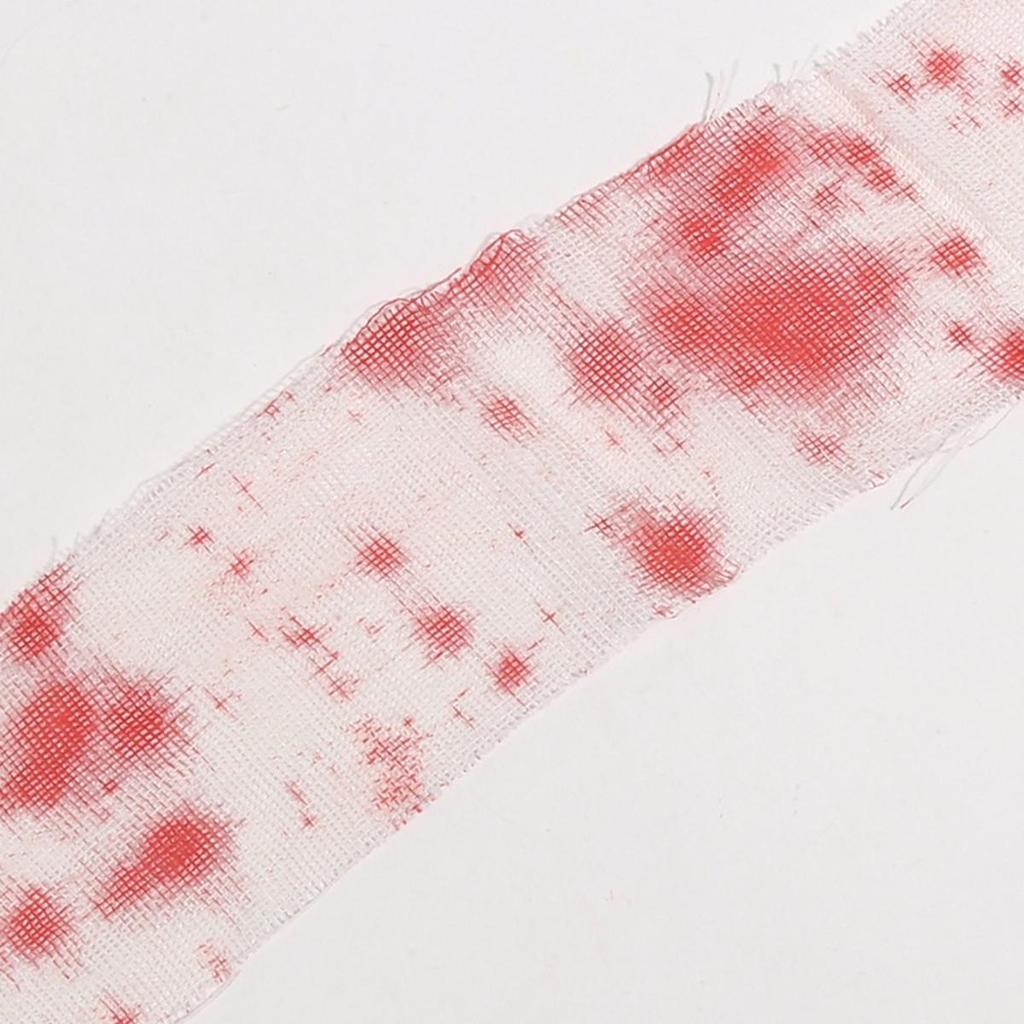 Хэллоуин Кровавая марля Украшения Ужас Стиль Кровавая Ткань Бинт Занавеска для Двери Создает Жуткую Атмосферу для Хэллоуина Вечеринка в Доме с Привидениями Декор