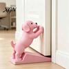 Sturdy Door Security Tool Cute Dog Stopper, 3D Printed Wedge Stopper for Bottom Durable PLA of Door, Non-Slip Holder, Decorative Stop Bedroom Creative
