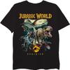 Jurassic World Boys Dominion Raptor & T-rex Running T-Shirt