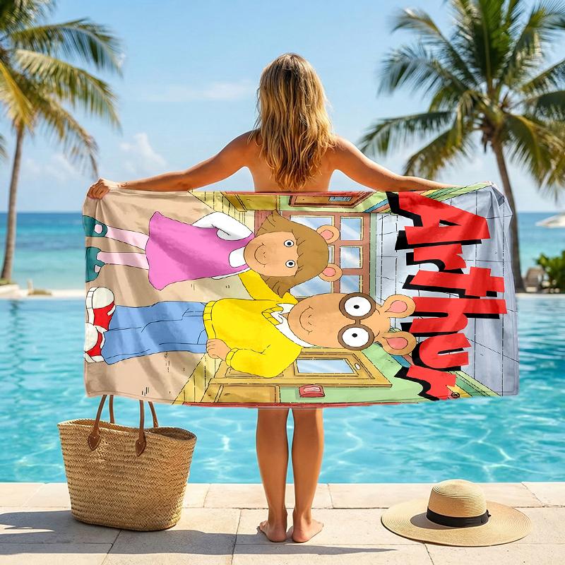 Arthur Fashion Beach Towel: Ideal for Summer Adventures Soft, absorbent and quick drying suitable for swimming and bathing