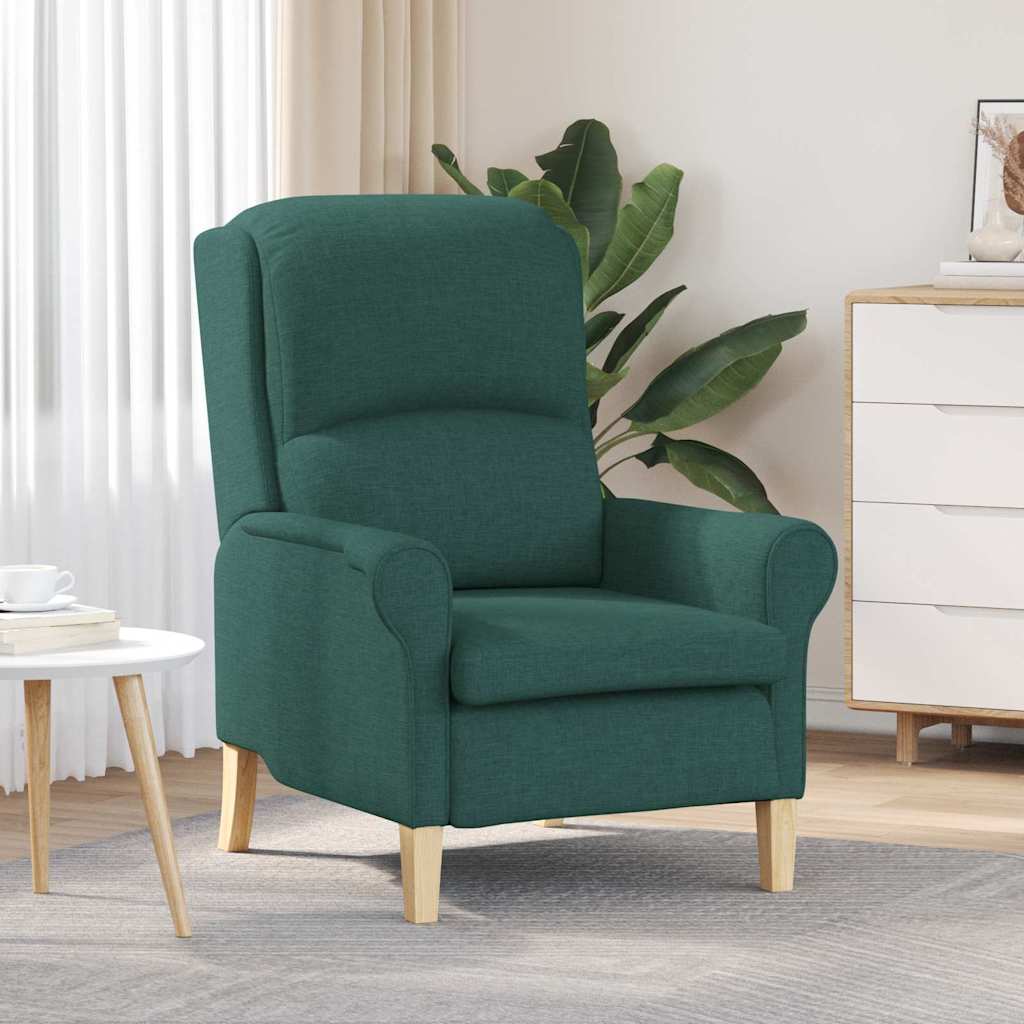 Armchair Dark Green Fabric