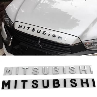 Автомобильные 3D ABS Буквы Логотип Наклейки Для Outlander L200 Eclipse Cross Triton ASX EVO Lancer Mirage Pajero Attrage