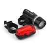 Waterproof 5 Bicycle Front Head Tail Rear Light & LEDs Bike Safety Flashlight