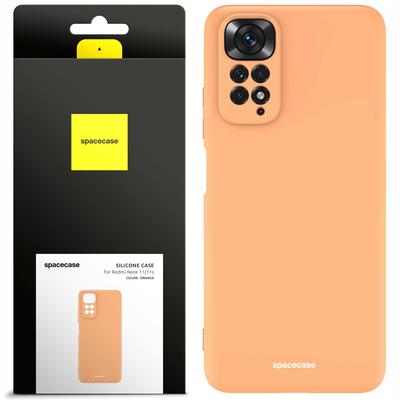 Силиконовый чехол Sc для Redmi Note 11/11S, оранжевый.
