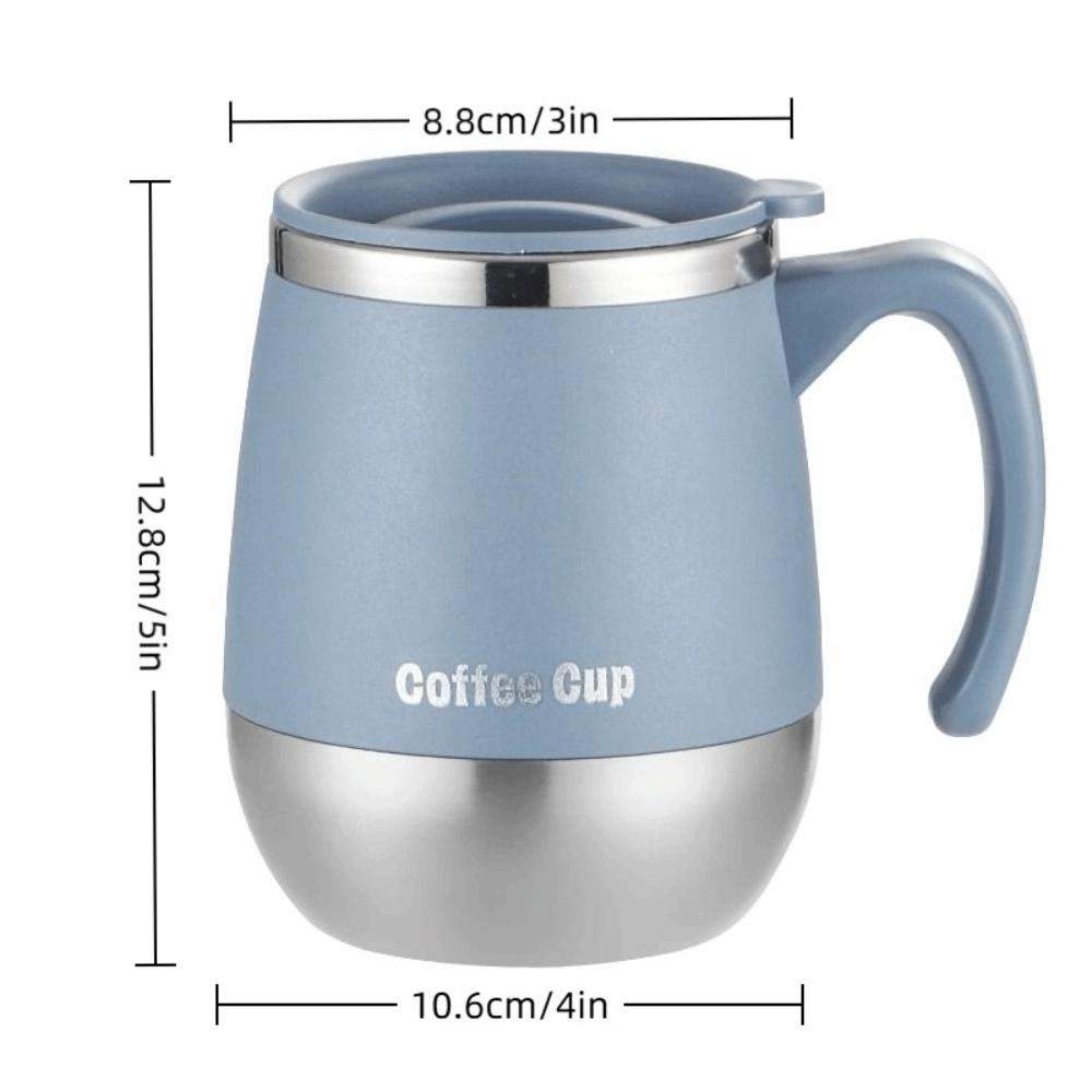 С крышкой термокружка 500 мл чашка для воды портативная кофейная кружка теплоизоляция