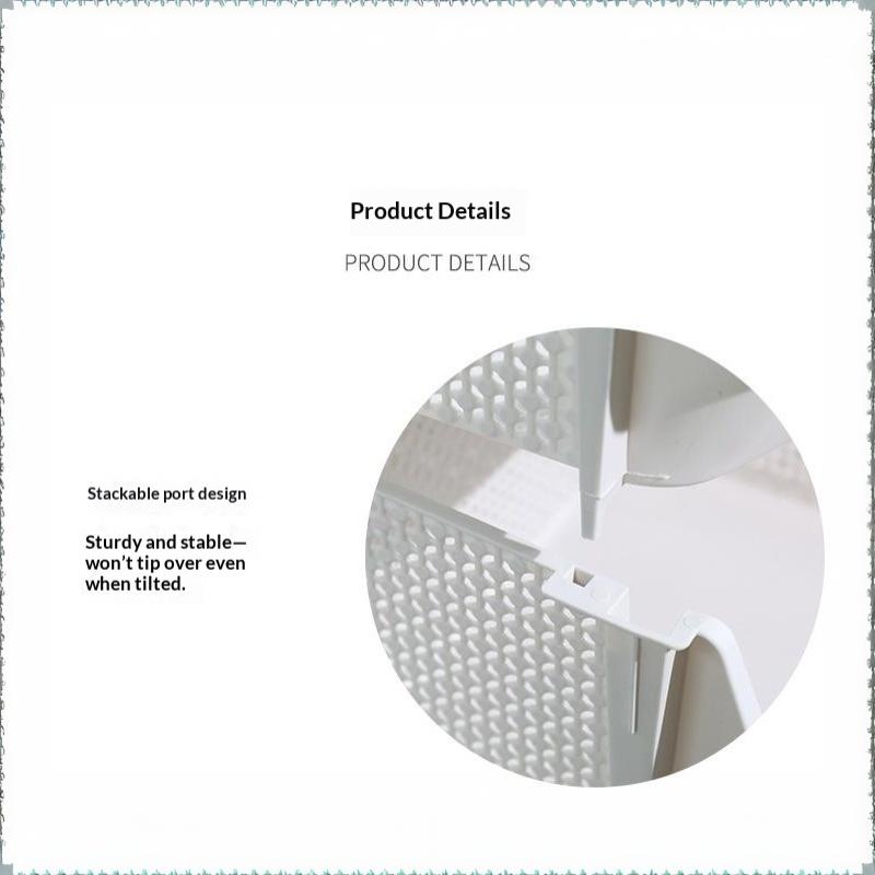 1/2/3/4-уровневая штабелируемая кухонная корзина для хранения, дышащая, с полым дизайном, большая многоуровневая стойка для овощей, закусок и игрушек