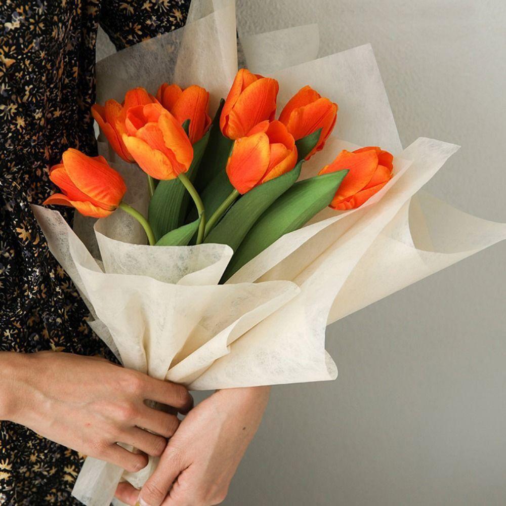 38 шт. Водонепроницаемая упаковочная бумага для цветов, материал для упаковки свадебных букетов, портативная декоративная бумага