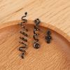 3Pcs Braid Hair Accessories, Spiral Metal Hair Cuffs for Braids Dreadlocks, Ethnic Style Multiple Sizes Anti-slip Hair Styling Tool