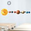 Solar System Planet 3D Wall Sticker for Kids Rooms Background Wall Decoration Home Wallpaper Nursery Mural Stickers