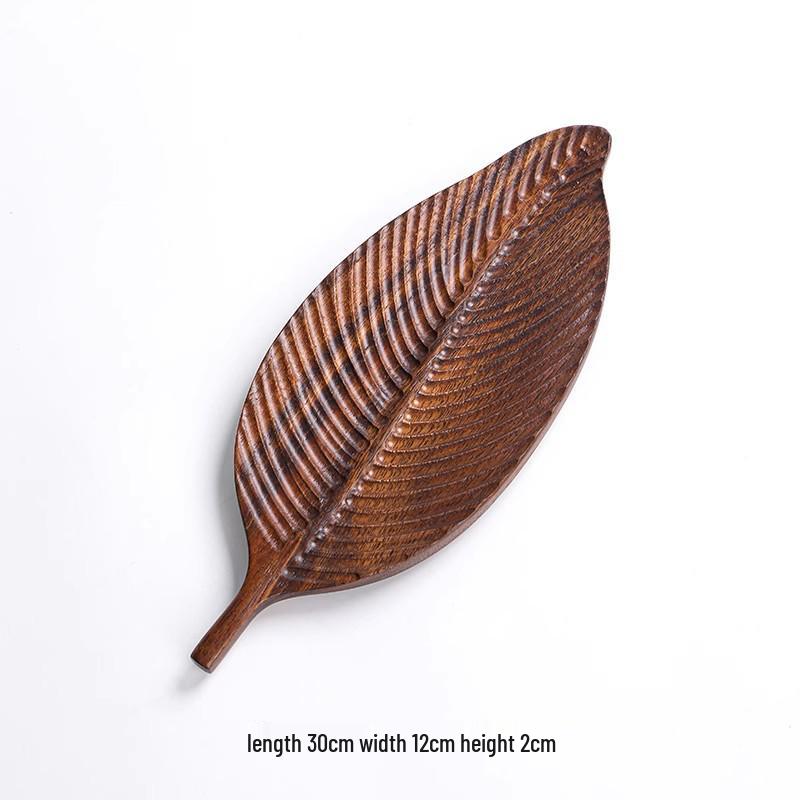 Универсальный поднос из японского ореха – Идеально подходит для подачи чая, фруктов или пиццы в отелях