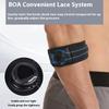 Tennis Elbow Brace for Men & Women, Elbow Brace for Tendonitis and Tennis Elbow and Golfer's Elbow, Adjustable Elbow Strap M/L