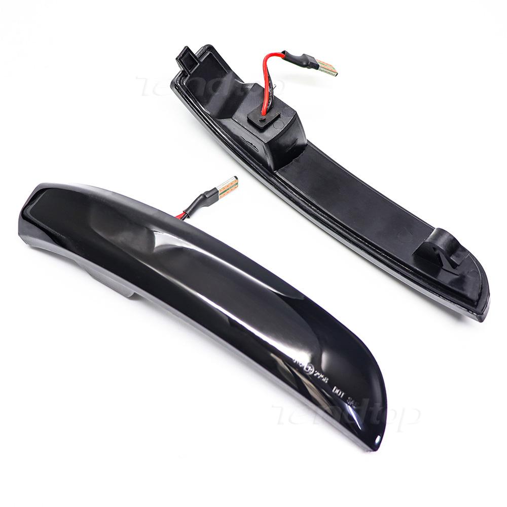 LED Sequential Indicators Mirror Dynamic Turn Signal Lights for Ford Kuga Escape EcoSport C-Max Focus 3 MK3 RearView Bulbs
