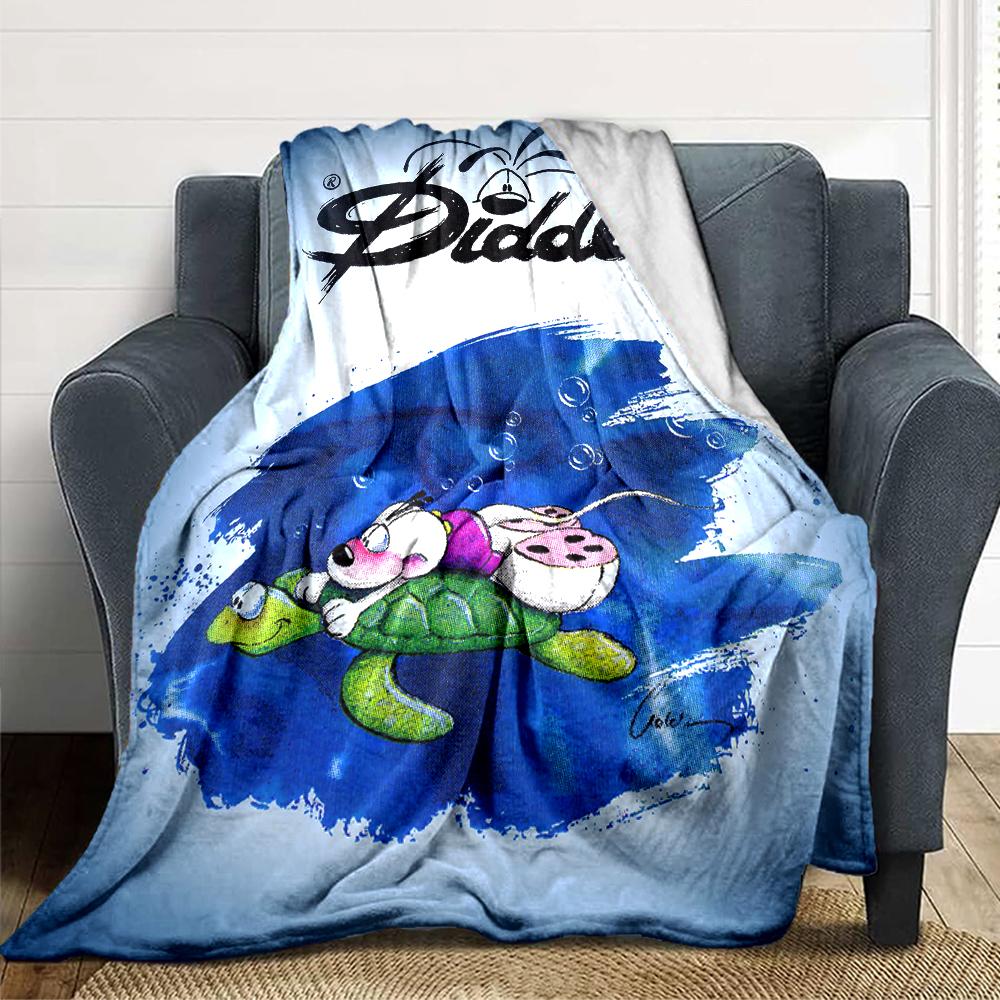 Underwater Diddl Adventure Blanket Soft Throw Blanket For Home Bedroom Bed Sofa Travel Office Solid Christmas Blanket