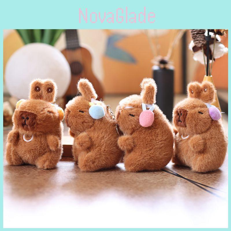 Cute Plush Capybara Doll With Moving Ears For Kids Gift And Collectors Item