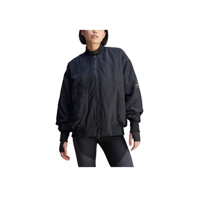 X Stella McCartney Collaboration Sports Lifestyle Series Fashion Minimalist Loose warm Cotton Jacket Women Jacket Black JF8466