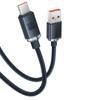 Baseus Кабель серии Crystal Shine USB-кабель для быстрой зарядки и передачи данных Usb Type A - Usb Type C 100 Вт 1,2 м синий (Кажи000403)