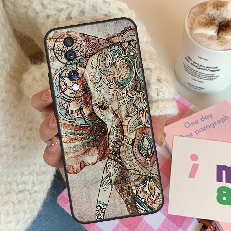 Слон Мандала Ацтекский Для Honor Magic 8 7 6 5 Pro Чехол Для Honor Win RT X9d X9b X9c X9a X8c X8b 200 400 70 90 Lite