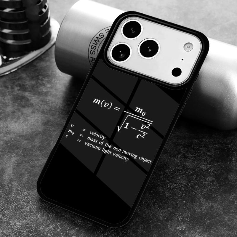 Science Math Physics Formulas Phone Case For iPhone 17,16e,15,14,13,12,11,Mini,Pro,MAX soft Silicone Cover