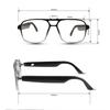 Smart Glasses Bluetooth Audio Glasses Double Beam Color Changing Glasses Anti Blue Light Listening To Music Making Calls Anti UV Sunglasses
