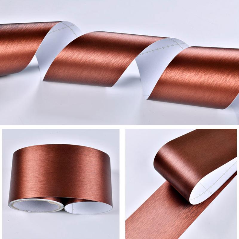 Водонепроницаемый самоклеящийся плинтус настенная наклейка талия плинтус настенная отделка линия угол протектор декор бордюр кромка стены