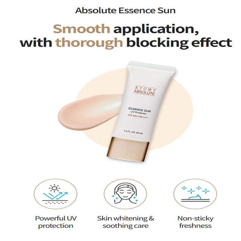 Atomy Абсолютная Эссенция Защита от Солнца UV SPF50+/PA++++ 1,4 жидк. унц. 40 мл