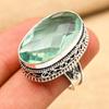 Aqua Apatite Gemstone Handmade 925 Sterling Silver Ring Vintage Jewelry For Gift