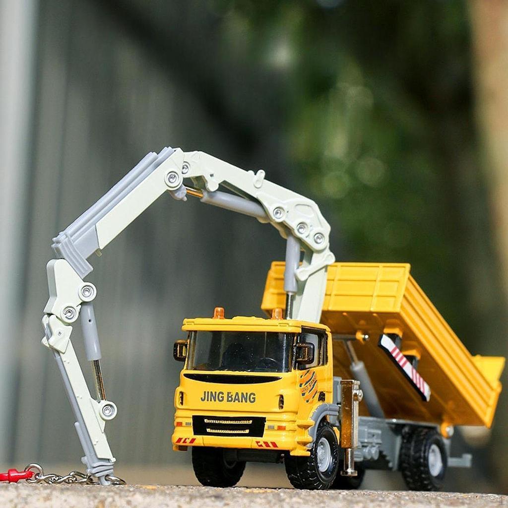 1/60 Кран Грузовик Игрушка Строительные Игрушки Реалистичная Инженерная Модель Машины