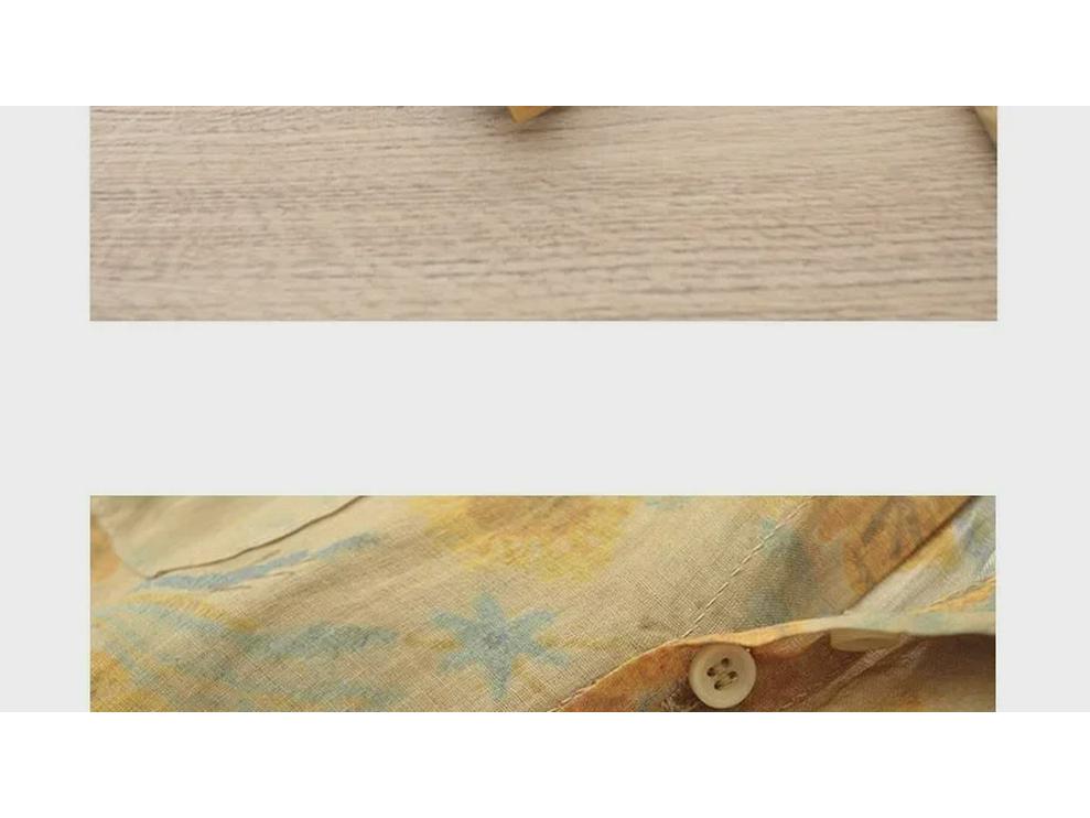 Женский летний костюм-двойка из хлопка и льна с цветочным принтом и короткими рукавами 2023 года — свободный крой, облегающее платье в корейском стиле