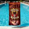 Go Ahead Eagles Print Beach Towel Design, Soft, Lightweight. for Home Bathroom, Spa, Pool, Yoga, Surfing, Camping, Gift for Family, Friend
