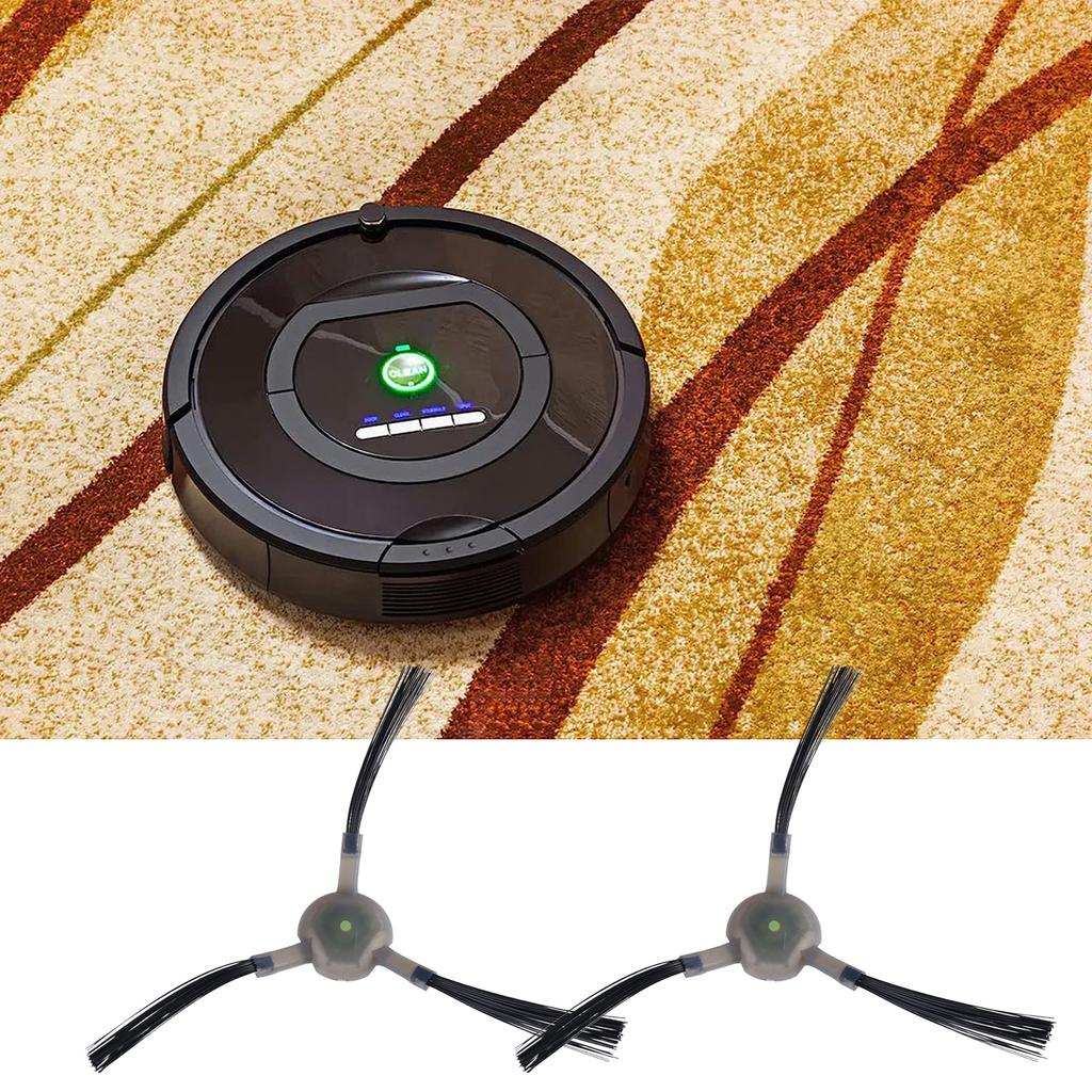 4 пары 3-лопастных боковых щеток для пылесоса Lefant M210 M210S M210B M213, сменные аксессуары для боковых щеток