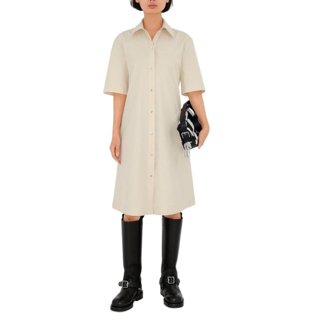 Burberry Платье-рубашка с коротким рукавом 80835541